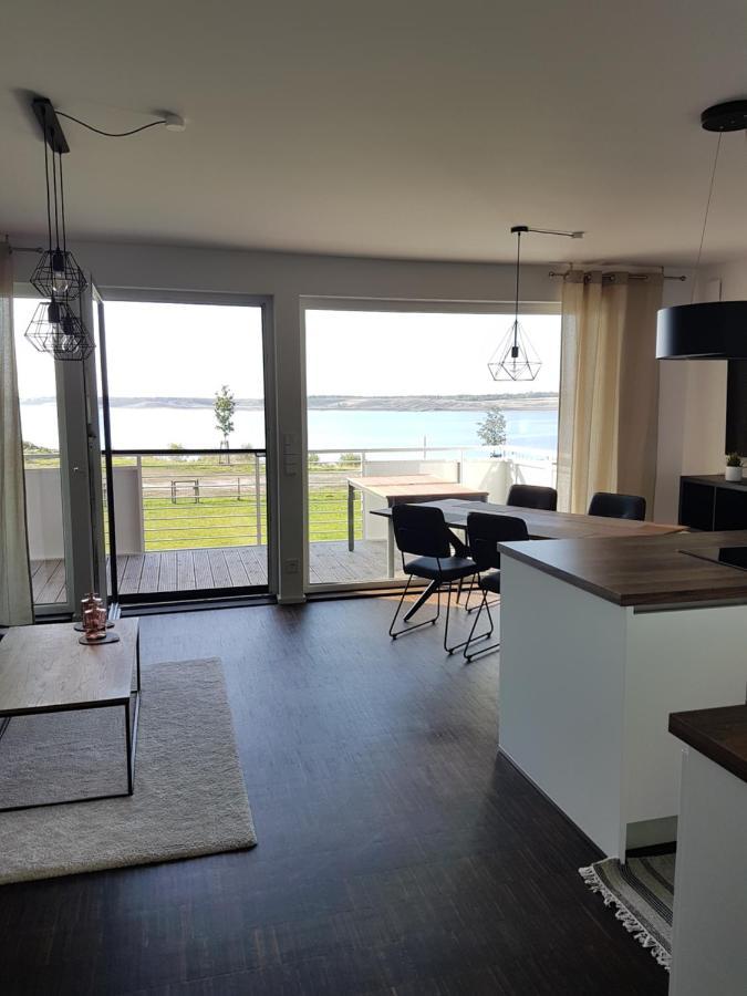 Ferienwohnung Seeblick Lausitzer Seenland Grossraeschen Luaran gambar